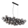 Globo - Hanglamp aan kabel 6xE14/25W/230V zwart