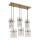 Globo - Hanglamp aan kabel 6xE27/60W/230V goudkleurig