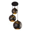 Globo - Hanglamp aan koord LOMMY 3x E27 / 60W / 230V