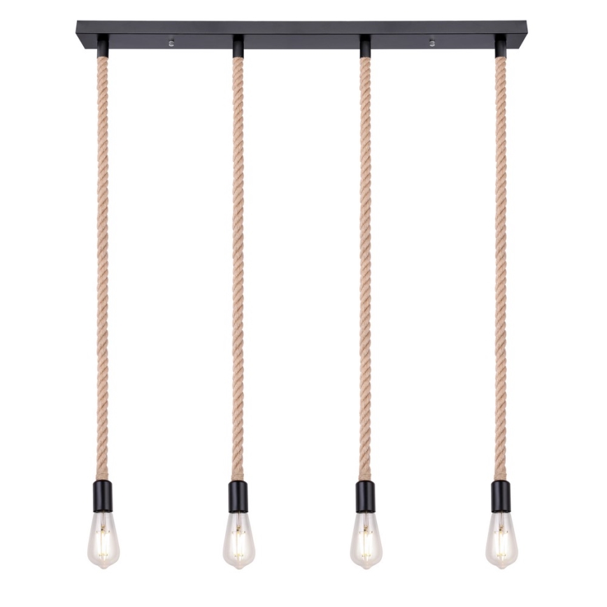 Globo - Hanglamp aan koord ULLEU 4x E27 / 60W / 230V