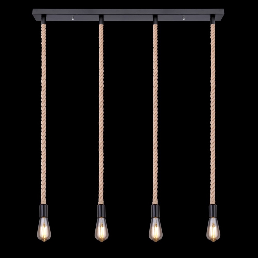 Globo - Hanglamp aan koord ULLEU 4x E27 / 60W / 230V