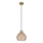 Globo - Hanglamp aan snoer 1xE27/60W/230V Ø 22 cm goudkleurig