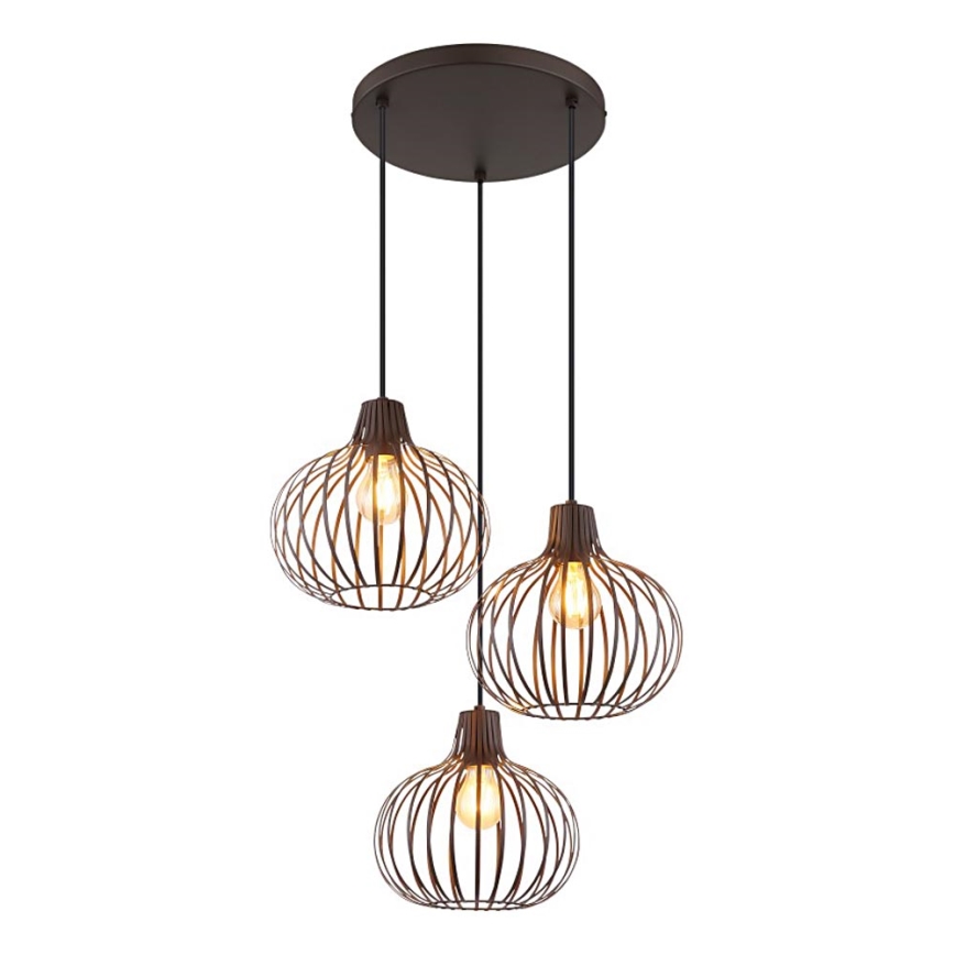 Globo - Hanglamp aan snoer 3xE27/40W/230V