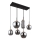 Globo - Hanglamp aan snoer 6xE27/40W/230V zwart