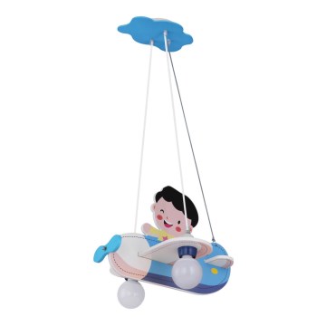 Globo - Hanglamp kinderkamer 2xE27/40W/230V