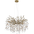 Globo - Hanglamp met kabel 10xE14/40W/230V goudkleurig