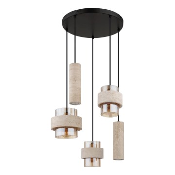 Globo - Hanglamp met kabel 3xE27/40W/230V + 2xGU10/10W