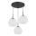 Globo - Hanglamp met kabel 3xE27/60W/230V Ø 42,5 cm