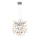 Globo - Hanglamp met kabel 4xE14/40W/230V zilver