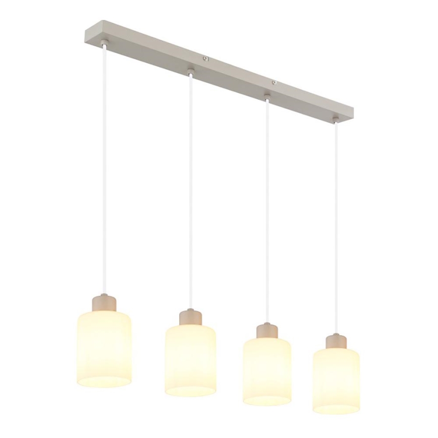 Globo - Hanglamp met kabel 4xE27/40W/230V