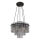 Globo - Hanglamp met kabel 5xE27/60W/230V zwart