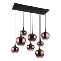 Globo - Koperen kroonluchter aan kabel 8xE27/40W/230V