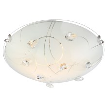 Globo - Kristallen plafondlamp 2xE27/60W/230V