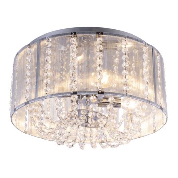 Globo - Kristallen plafondlamp 4x E14 / 40W / 230V
