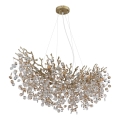 Globo - Kroonluchter met kabel 10xE14/40W/230V goudkleurig