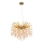 Globo - Kroonluchter met kabel 8xE14/40W/230V goud