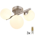 Globo - LED Bevestigde Hanglamp 3xG9/3W/230V chroom