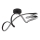 Globo - LED Bevestigde Hanglamp LED/30W/230V zwart