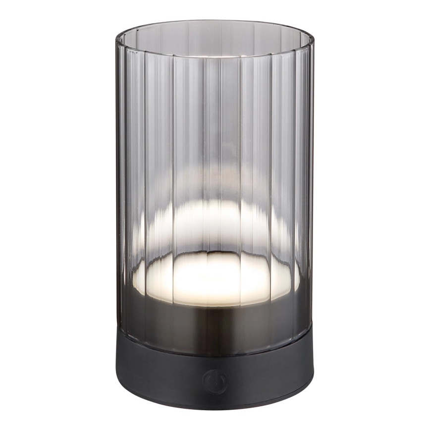 Globo - LED Buiten dimbaar oplaadbaar aanraken tafellamp LED/2W/3,7V 2700/4000/6500K 1200mAh IP44 grijs