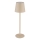 Globo - LED Dimbaar aanraken buitenshuis lamp LED/3W/3,7V IP44 1800 mAh USB beige