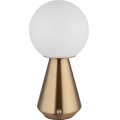 Globo - LED Dimbaar aanraken buitenshuis tafellamp LED/1,5W/5V 3000/4500/6500K 1800 mAh IP41 koper