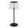 Globo - LED Dimbaar aanraken buitenshuis tafellamp LED/1,8W/5V IP44 1800 mAh zwart/doorzichtig