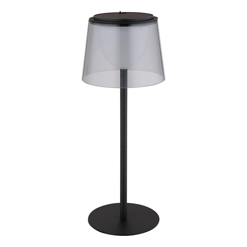 Globo - LED Dimbaar aanraken buitenshuis tafellamp LED/1,8W/5V IP44 1800 mAh zwart/gerookt
