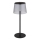 Globo - LED Dimbaar aanraken buitenshuis tafellamp LED/1,8W/5V IP44 1800 mAh zwart/gerookt