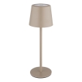 Globo - LED Dimbaar buitenshuis aanraken tafellamp LED/2W/5V 3000/4000/6000K 2200 mAh IP44 crème