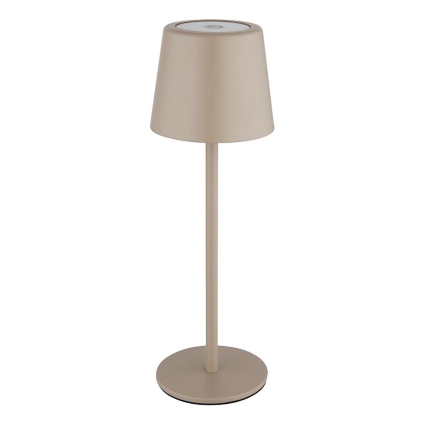 Globo - LED Dimbaar buitenshuis aanraken tafellamp LED/2W/5V 3000/4000/6000K 2200 mAh IP44 crème
