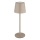 Globo - LED Dimbaar buitenshuis aanraken tafellamp LED/2W/5V 3000/4000/6000K 2200 mAh IP44 crème