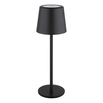 Globo - LED Dimbaar buitenshuis aanraken tafellamp LED/2W/5V 3000/4000/6000K 2200 mAh IP44 zwart