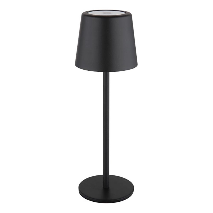 Globo - LED Dimbaar buitenshuis aanraken tafellamp LED/2W/5V 3000/4000/6000K 2200 mAh IP44 zwart