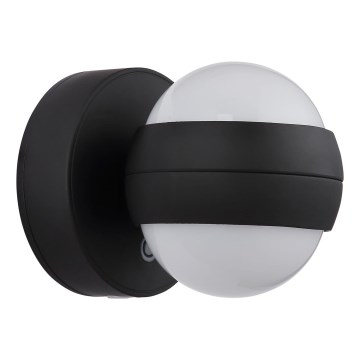 Globo - LED Dimbaar oplaadbaar aanraken wandlamp LED/1,4W/5V 1800 mAh zwart