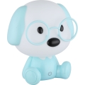 Globo - LED Dimbaar oplaadbaar kinder nacht klein lampje LED/1W/5V 500 mAh blauw