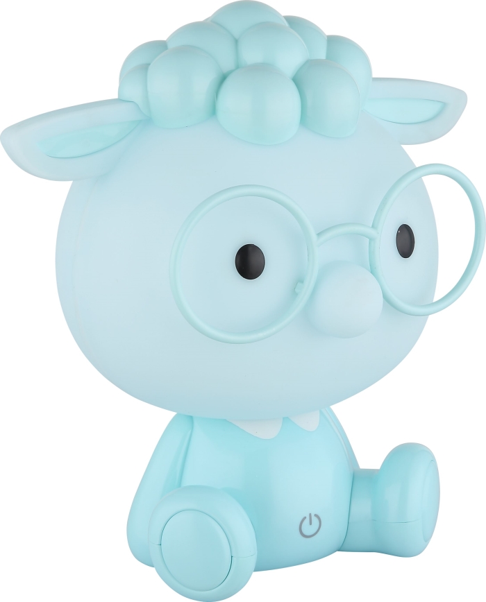 Globo - LED Dimbaar oplaadbaar kinder nacht klein lampje LED/1W/5V 500 mAh blauw