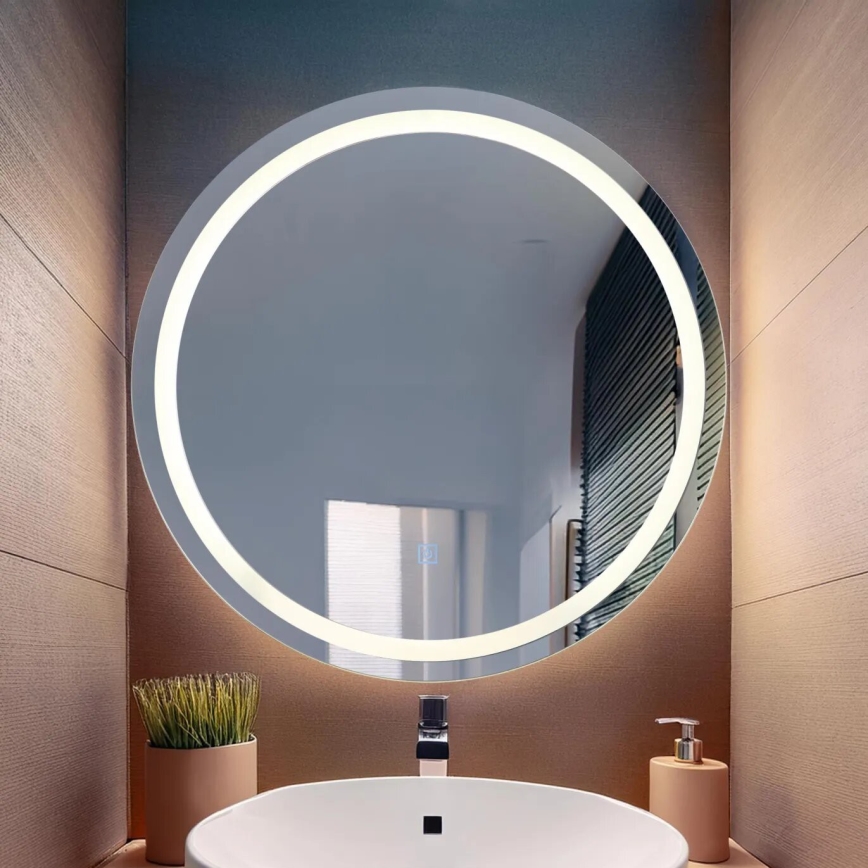 Globo - LED Dimbaar wand spiegel met een achtergrondverlichting LED/10W/230V 4000K diameter 55 cm
