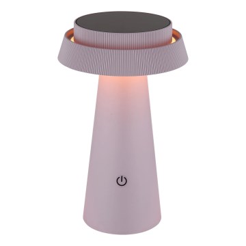 Globo - LED Dimbaar zonne- aanraken lamp LED/4W/3,7W IP54 roze