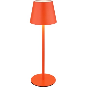 Globo - LED dimbare, aanraakgevoelige oplaadbare buitentafellamp 3-in-1 LED/3W/5V 3000/4000/5000K IP54 1800 mAh rood