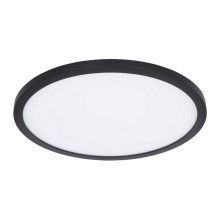 Globo - LED Dimbare badkamer plafondverlichting LED/18W/230V diameter 29,4 cm IP44 zwart