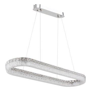 Globo - LED-dimbare hanglamp aan kabel LED/40W/230V 2700-6000K helder + inclusief afstandsbediening