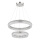 Globo - LED dimbare hanglamp aan kabel LED/60W/230V 2700-6000K helder + afstandsbediening