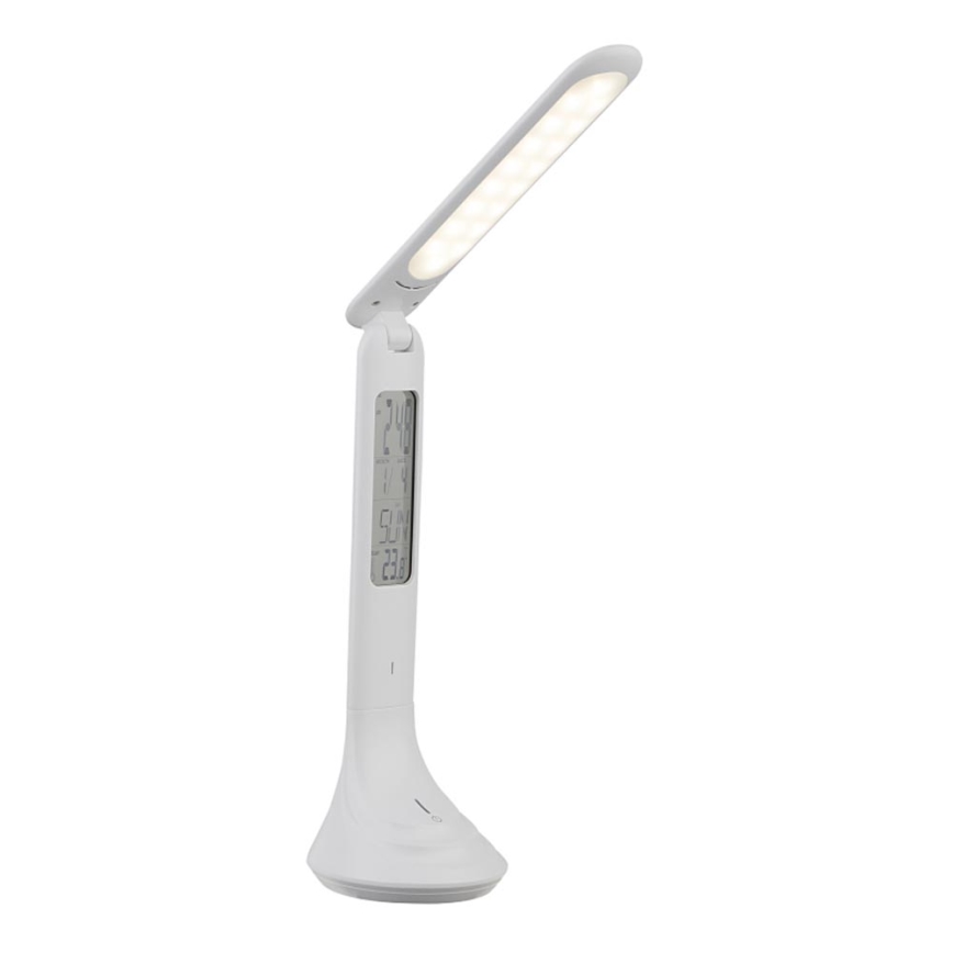 Globo - LED Dimbare oplaadbare tafellamp met een scherm LED/4W/230V 2200 mAh wit