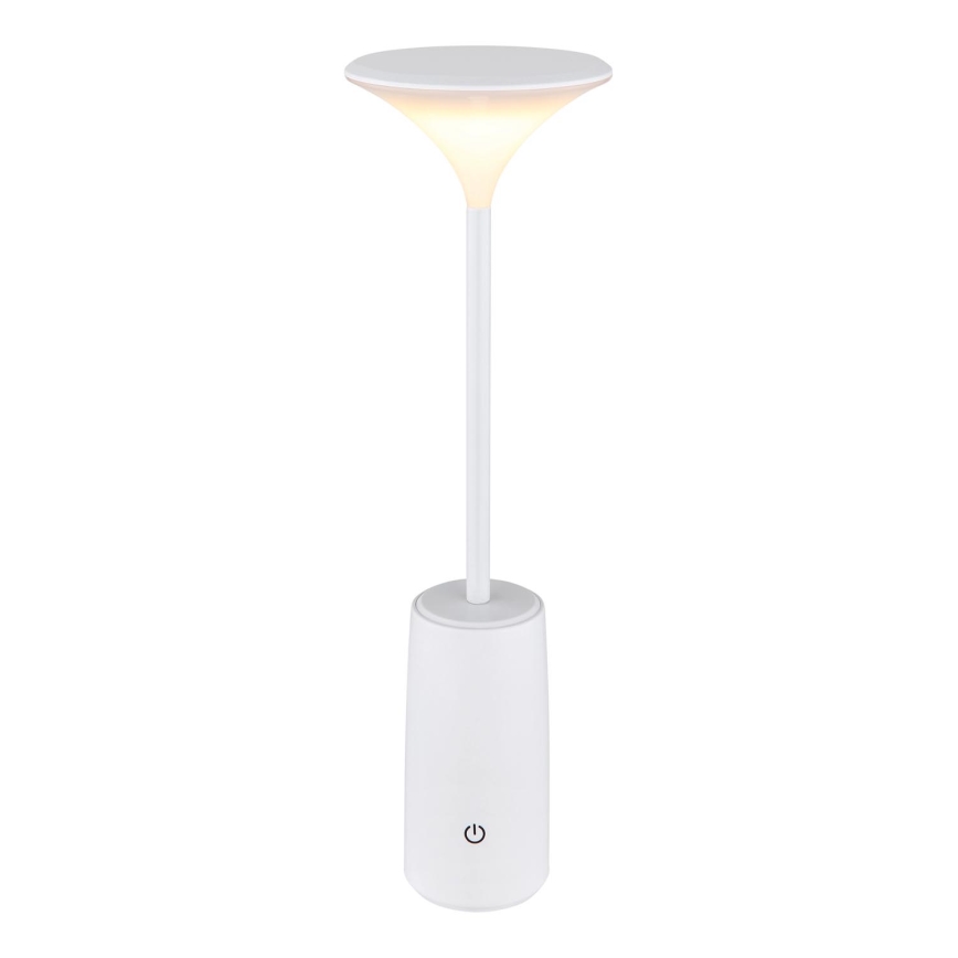 Globo - LED Dimbare oplaadbare touch tafellamp LED/1,2W/3,7V 3000K 1500mAh wit