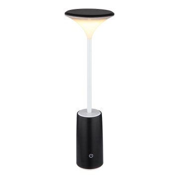 Globo - LED Dimbare oplaadbare touch tafellamp LED/1,2W/3,7V 3000K 1500mAh zwart