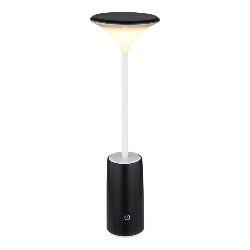 Globo - LED Dimbare oplaadbare touch tafellamp LED/1,2W/3,7V 3000K 1500mAh zwart