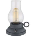 Globo - LED Dimbare oplaadbare touch tafellamp LED/1W/3,7V 1200 mAh antraciet