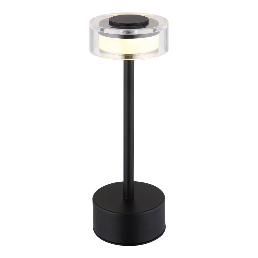 Globo - LED Dimbare oplaadbare touch tafellamp LED/2,5W/3,7V 2700/4000/6500K 1800mAh zwart