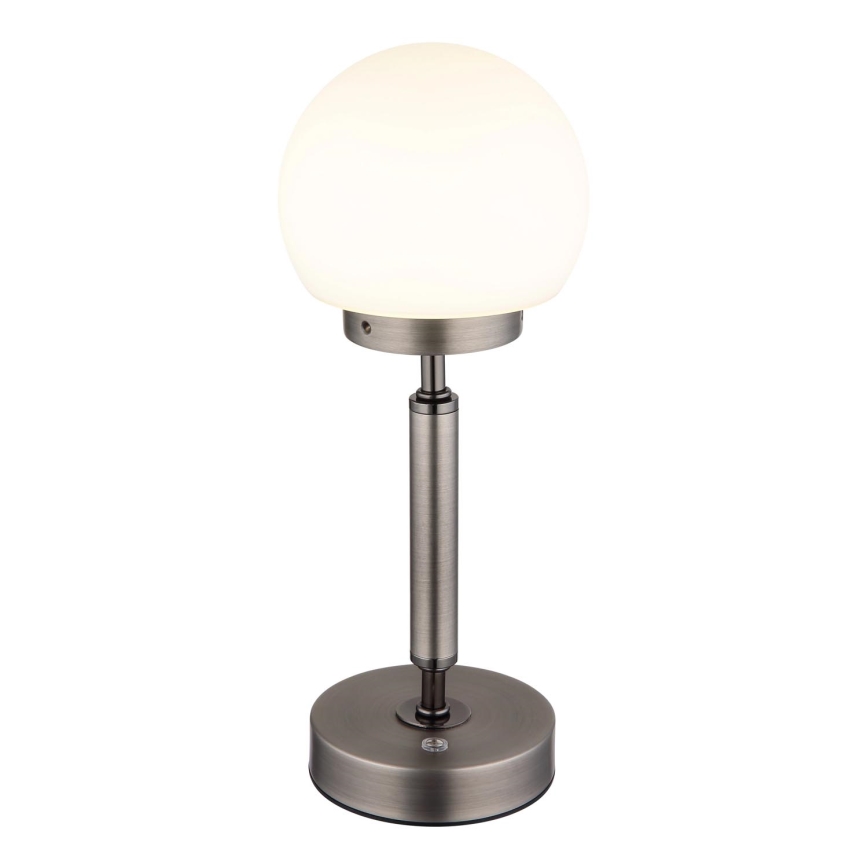 Globo - LED Dimbare oplaadbare touch tafellamp LED/2,5W/5V 1800mAh 2700/4000/6500K antraciet