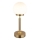 Globo - LED Dimbare oplaadbare touch tafellamp LED/2,5W/5V 1800mAh 2700/4000/6500K messing